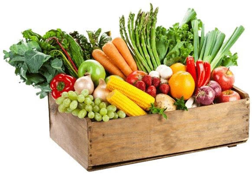 Basket of vegetables